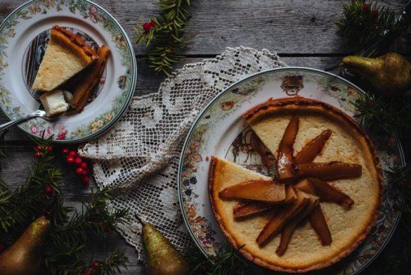 Saksalainen rahkakakku. Vegaani. Gluteeniton.