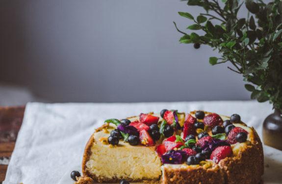 Amerikkalainen juustokakku. New York Cheesecake