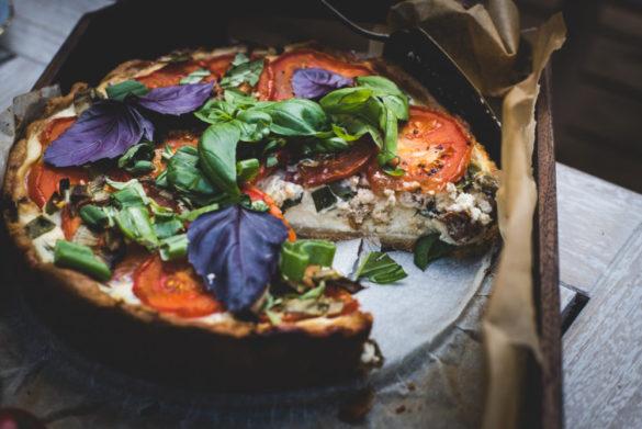 Ricotta-tomaattipiiras