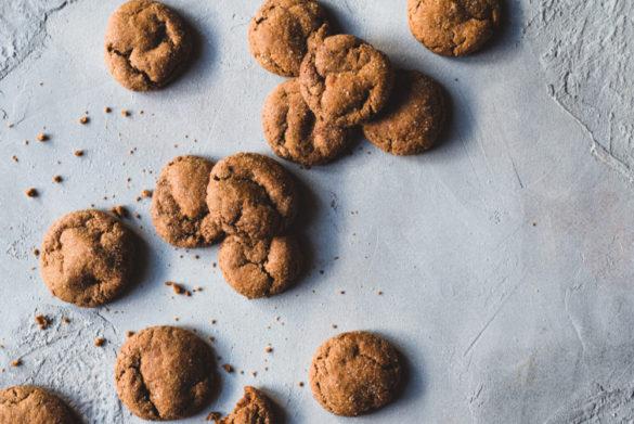 Inkiväärikeksit. Vegaani