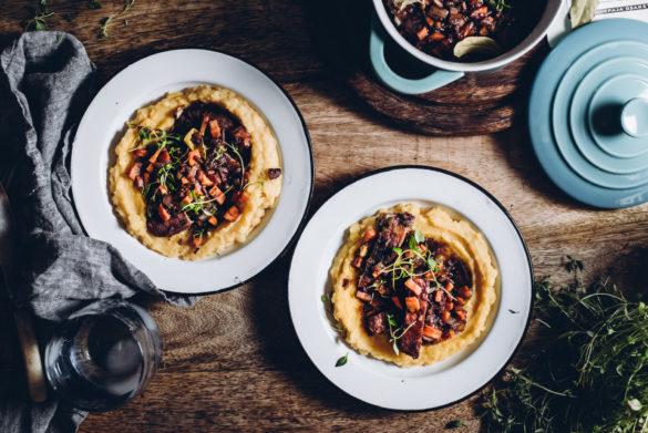 Soijafileet viinissä