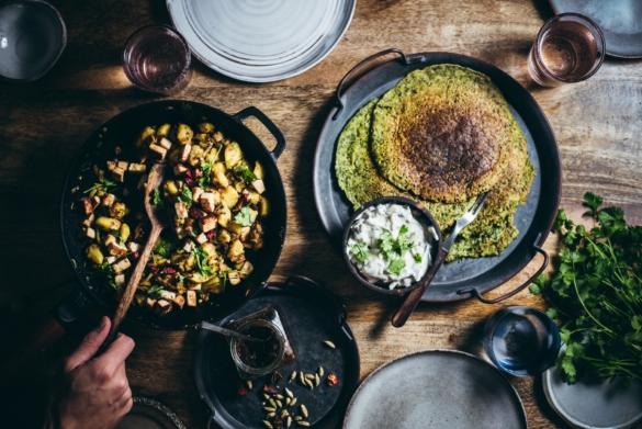 Dosat kaurapalayätteellä. Vegaaninen