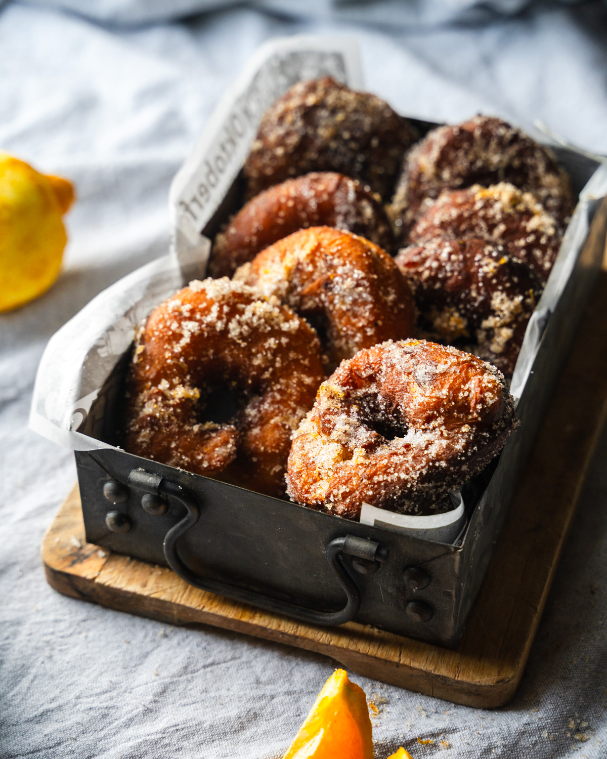 Sitrusmunkit. Vegaaninen