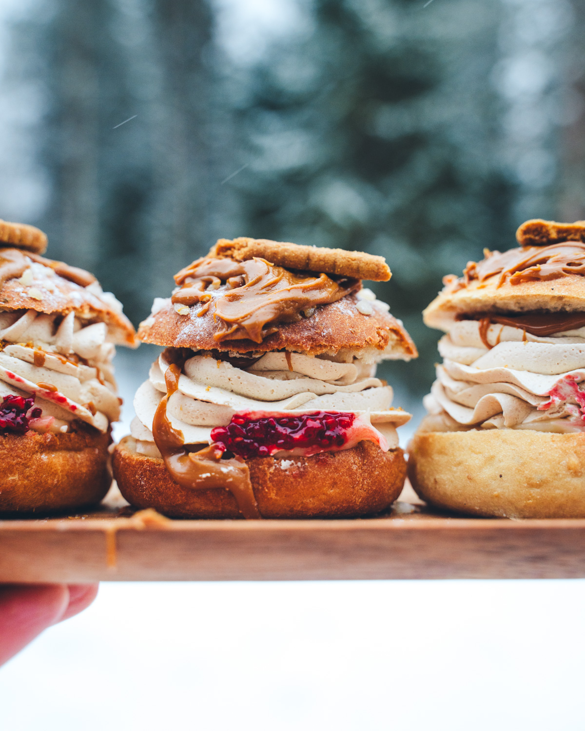 Biscoff-laskiaispulla