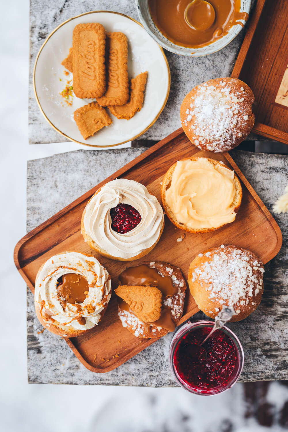 Biscoff-laskiaispulla