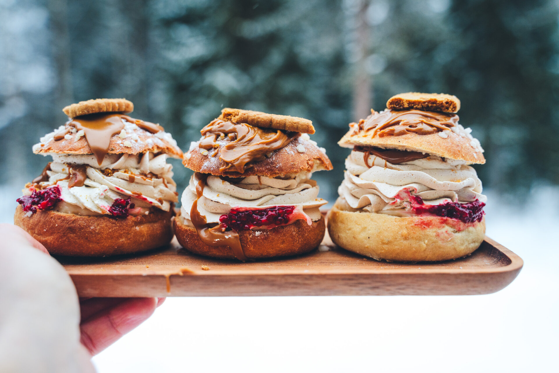 Biscoff-laskiaispulla