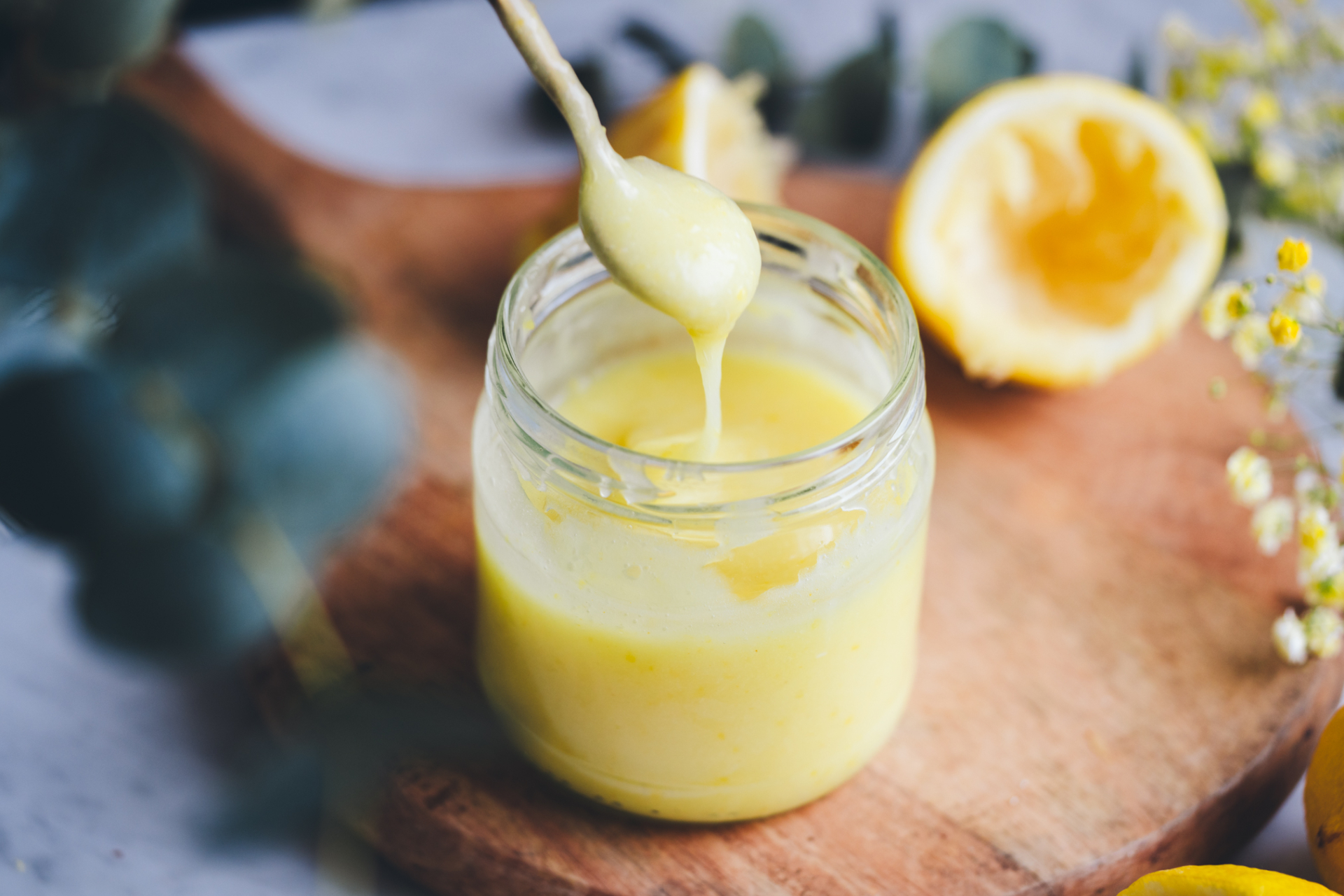 Vegaaninen lemon curd