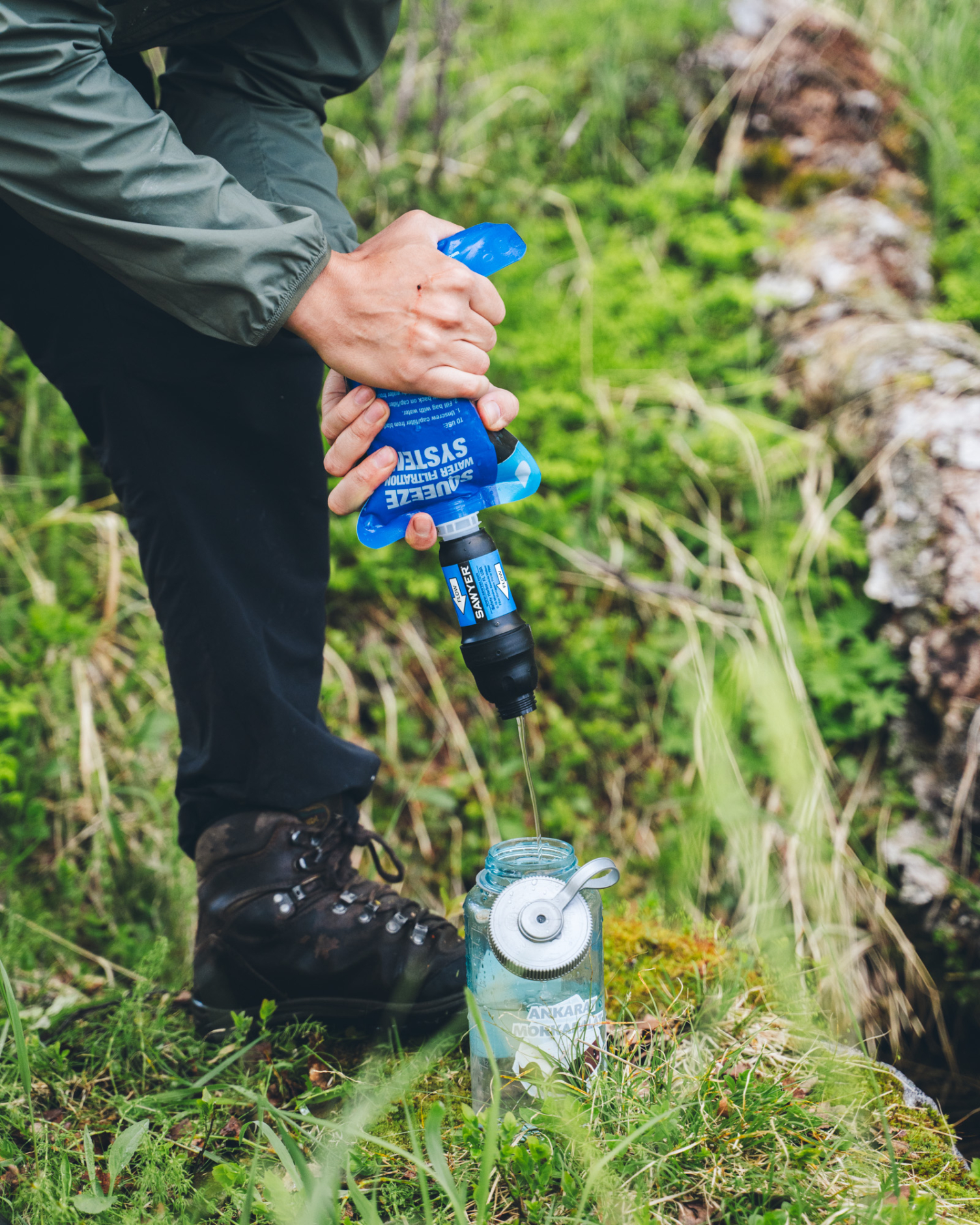 Sawyer Squeeze. Vedenpuhdistus