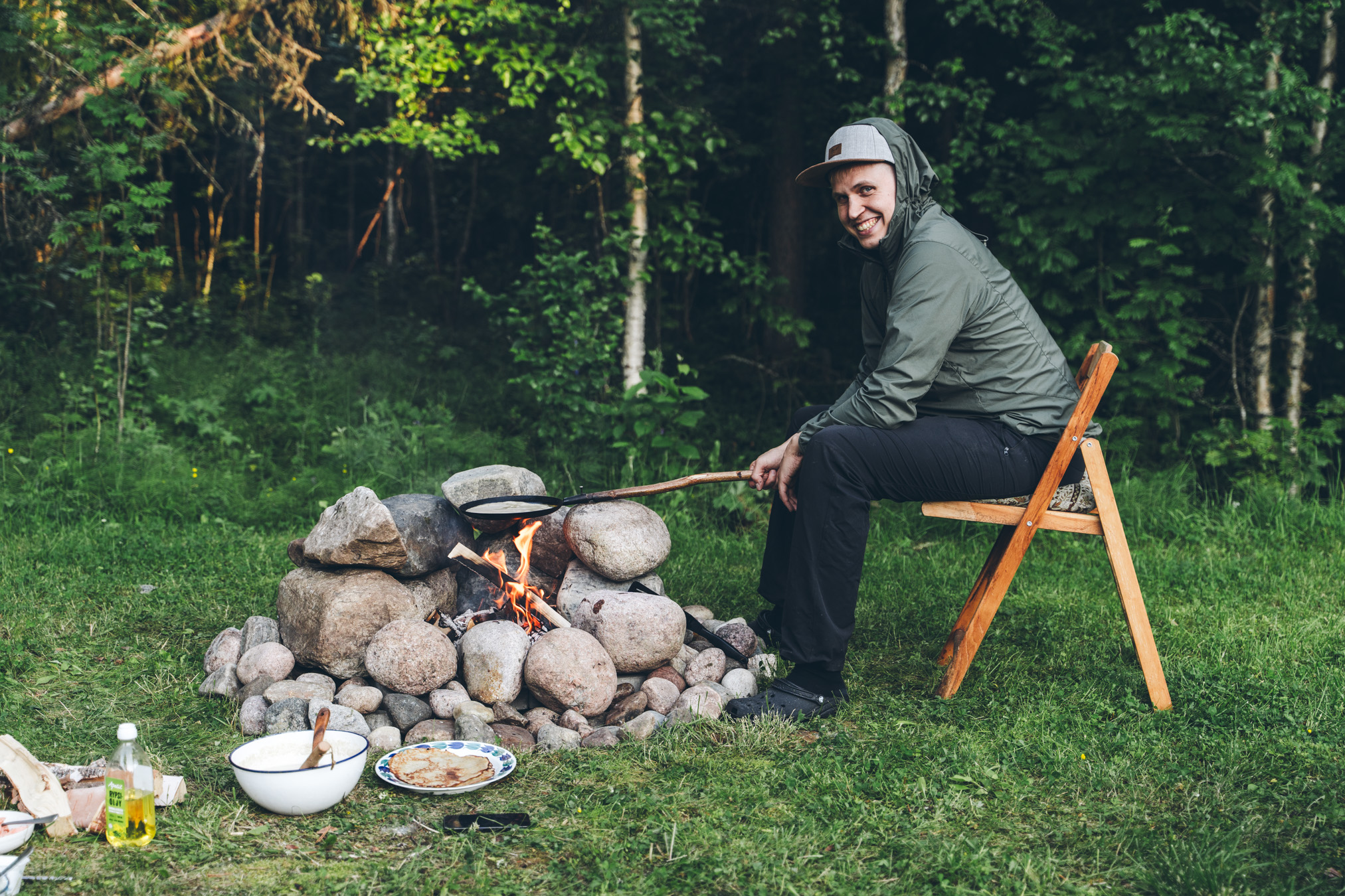 Nuotiopaikan rakentaminen 