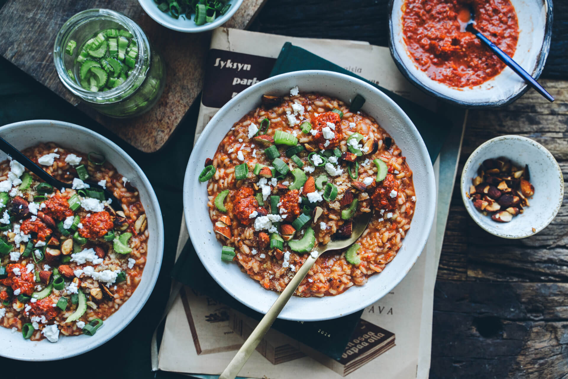 Romescorisotto. Vegaaninen