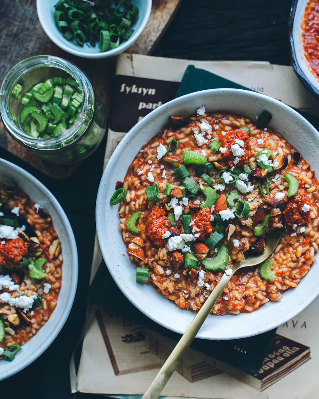 Romescorisotto. Vegaaninen