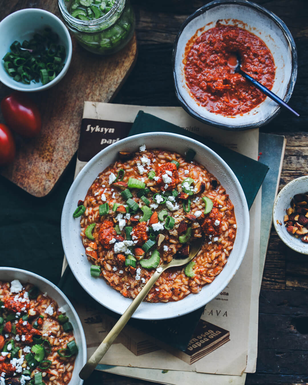 Romescorisotto. Vegaaninen