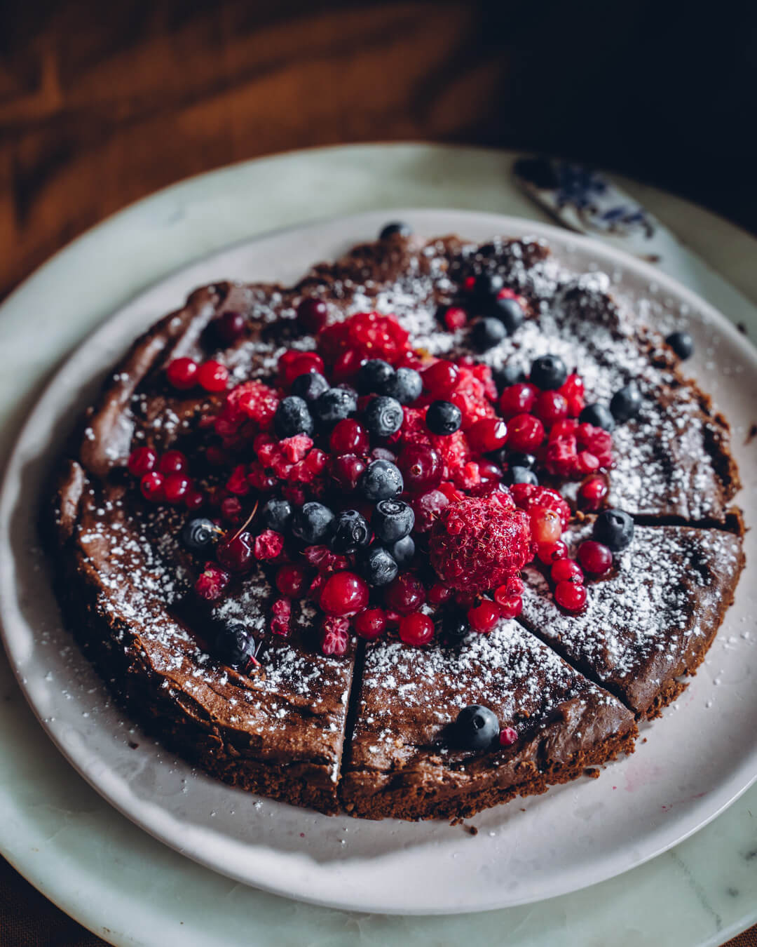Terveellisempi proteiini mutakakku. Vegaaninen.