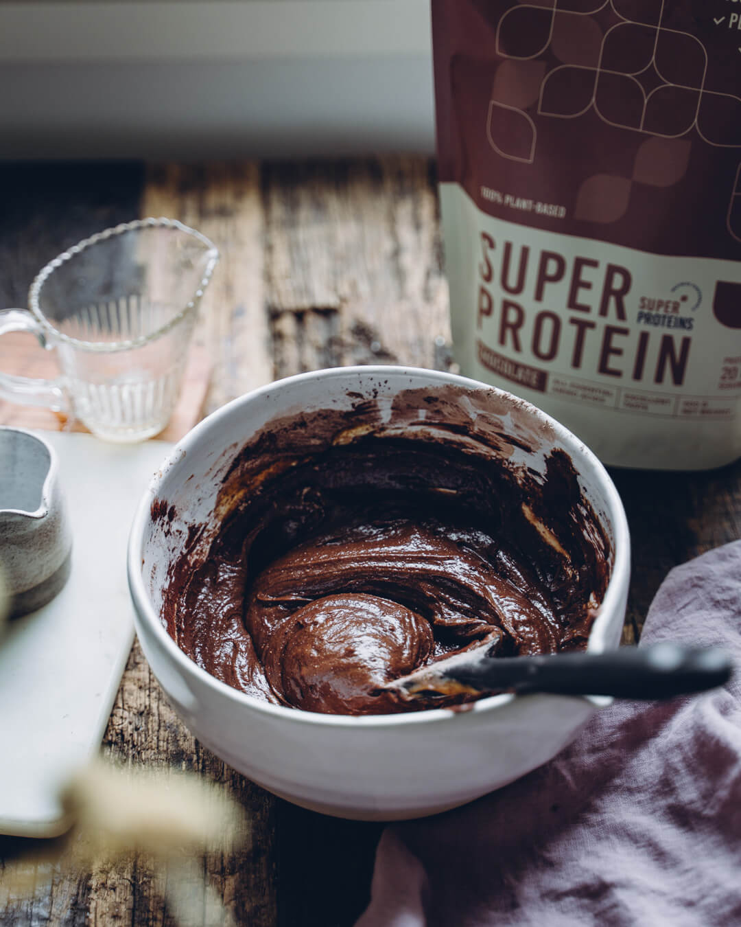 Terveellisempi proteiini mutakakku. Vegaaninen.