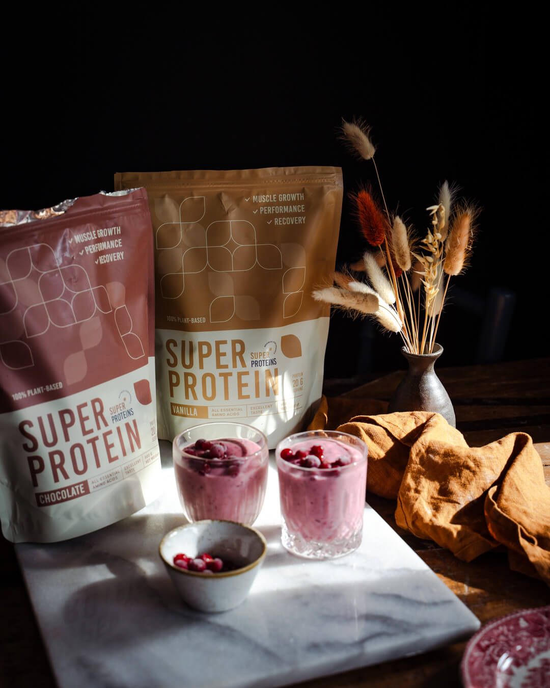 Terveellisempi proteiini mutakakku. Vegaaninen.