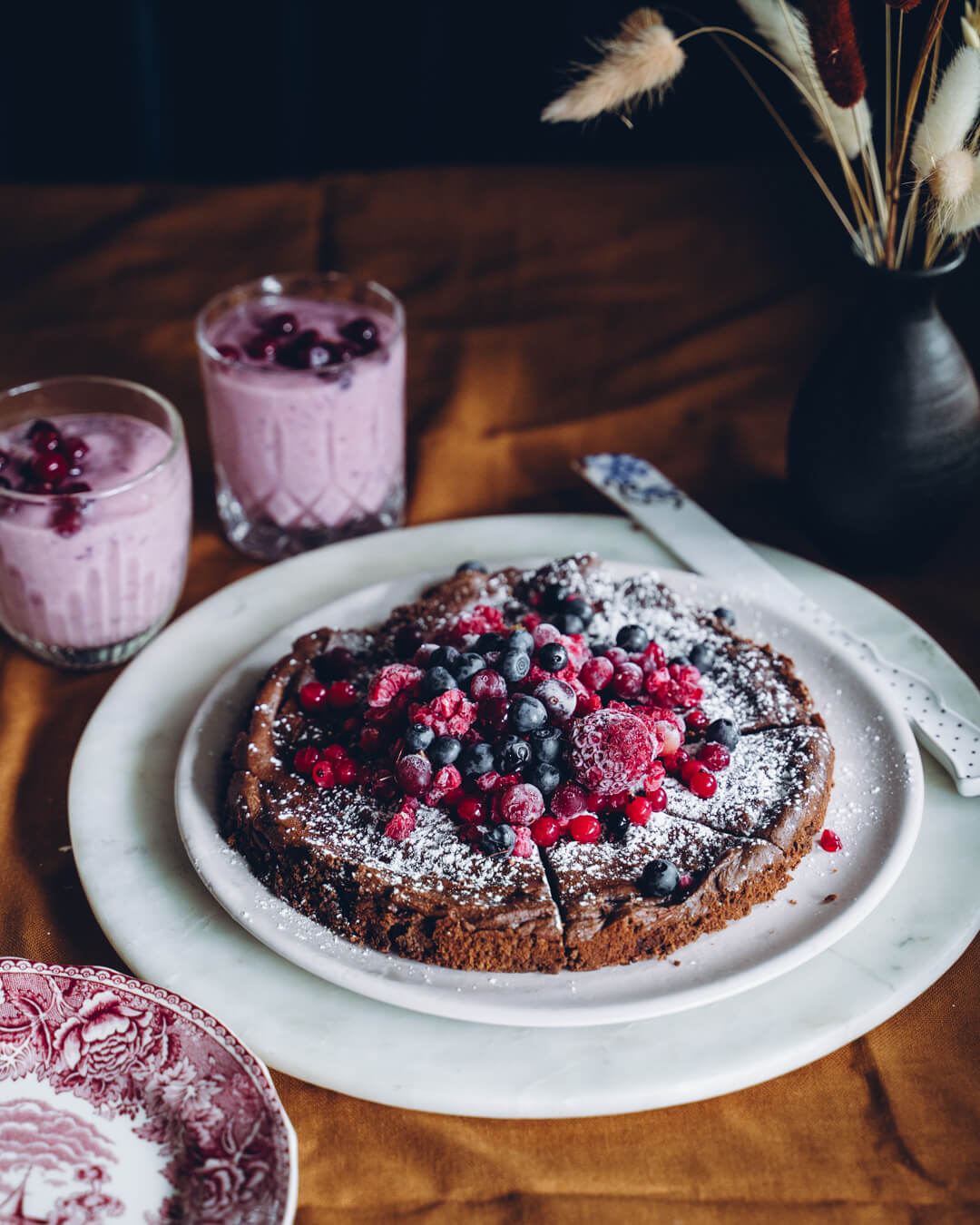 Terveellisempi proteiini mutakakku. Vegaaninen.