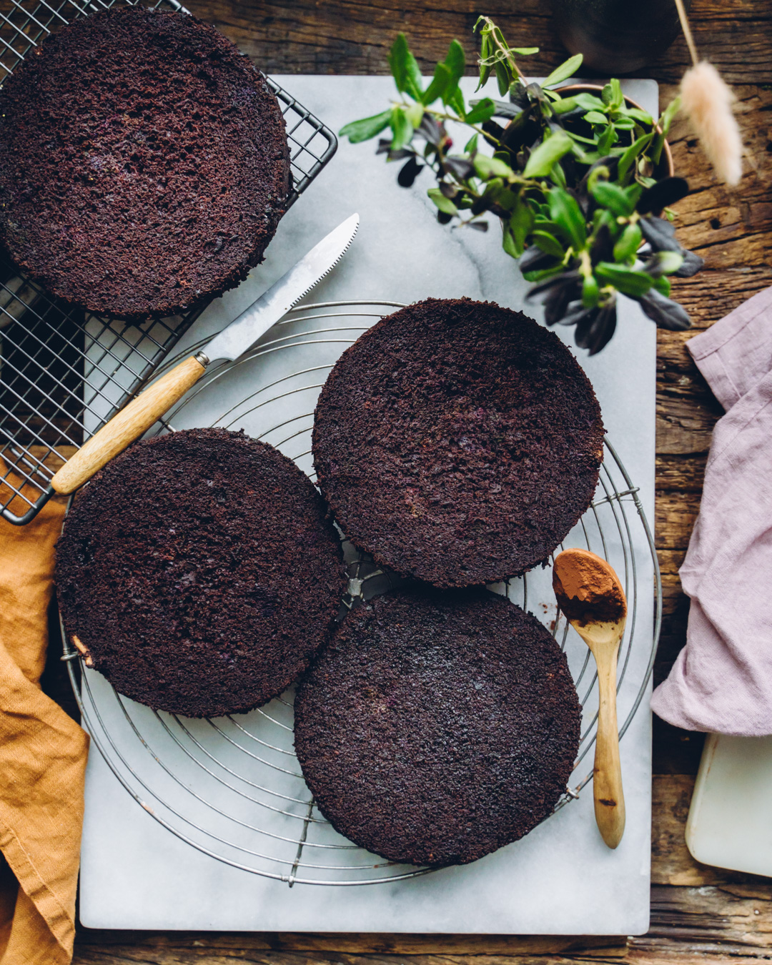 Vegaaninen ja gluteeniton suklaakakkupohja