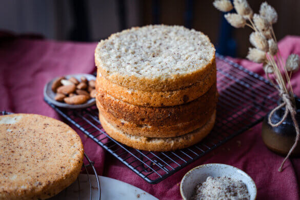 Vegaaninen mantelikakkupohja