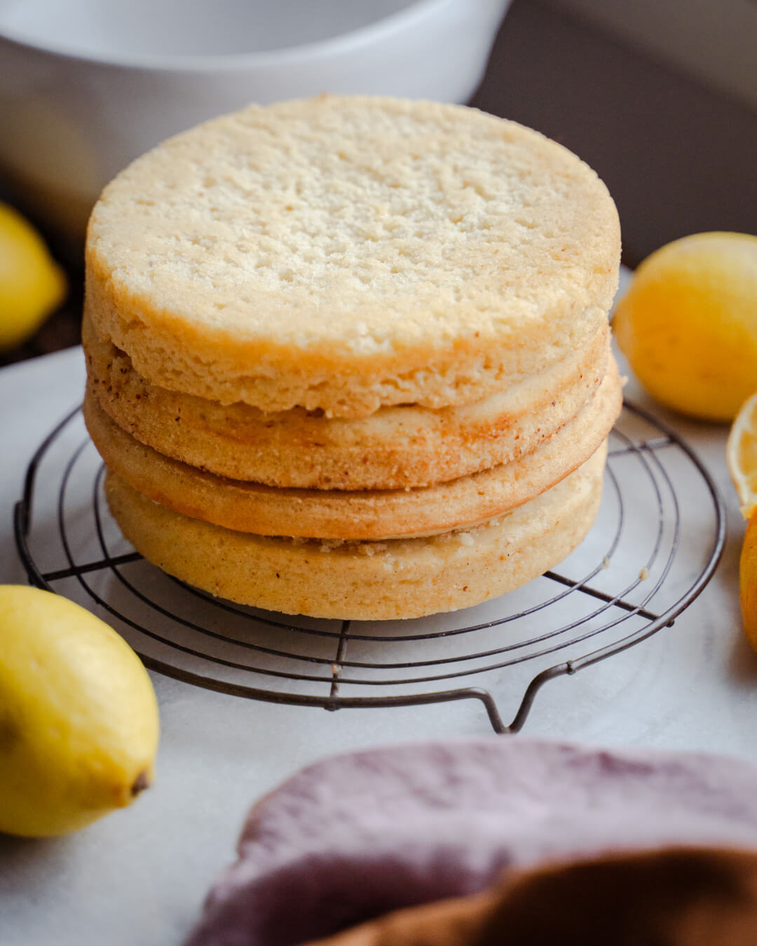 Vegaaninen sitruunakakkupohja