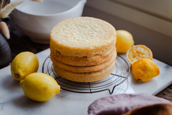 Vegaaninen sitruunakakkupohja