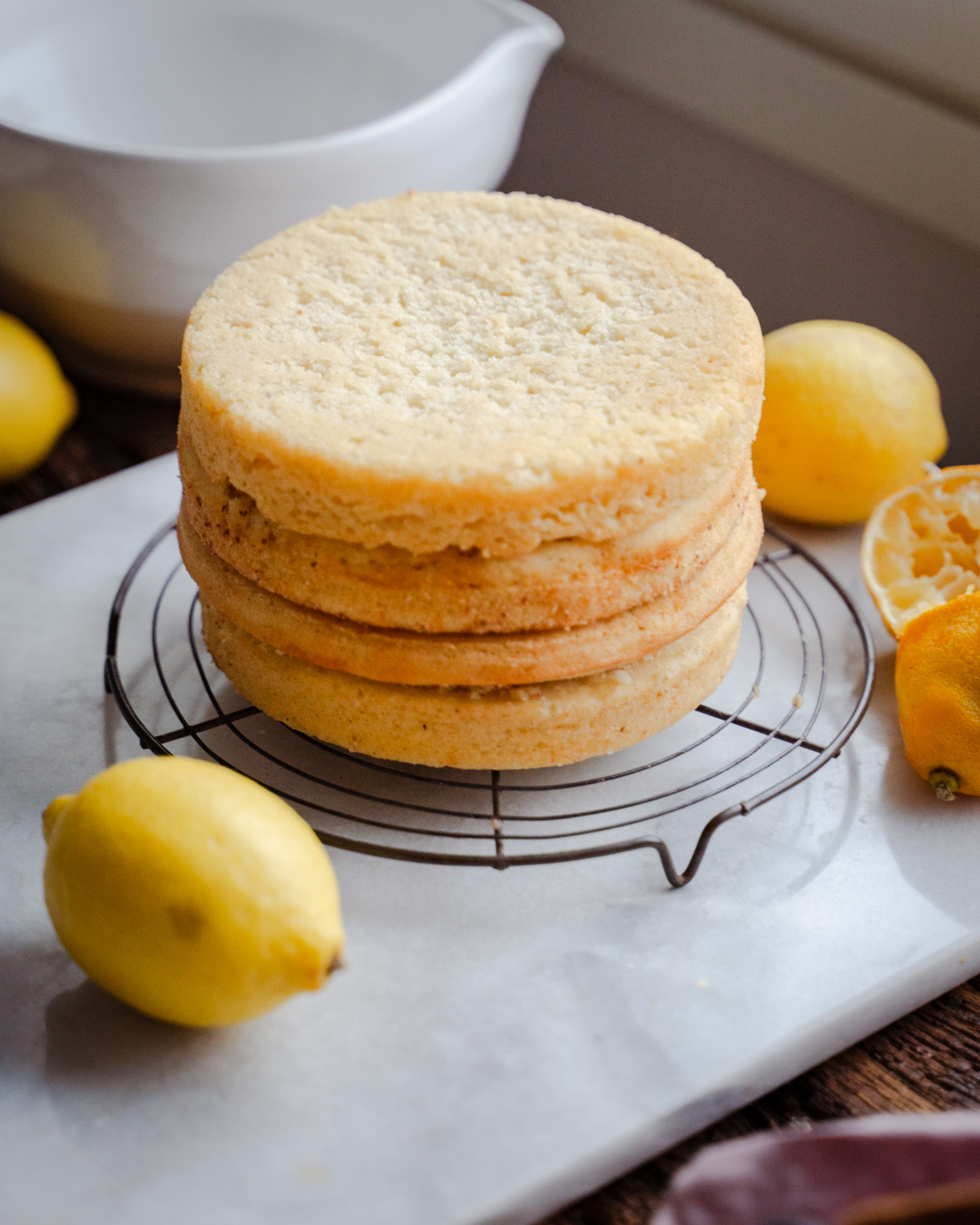 Vegaaninen sitruunakakkupohja