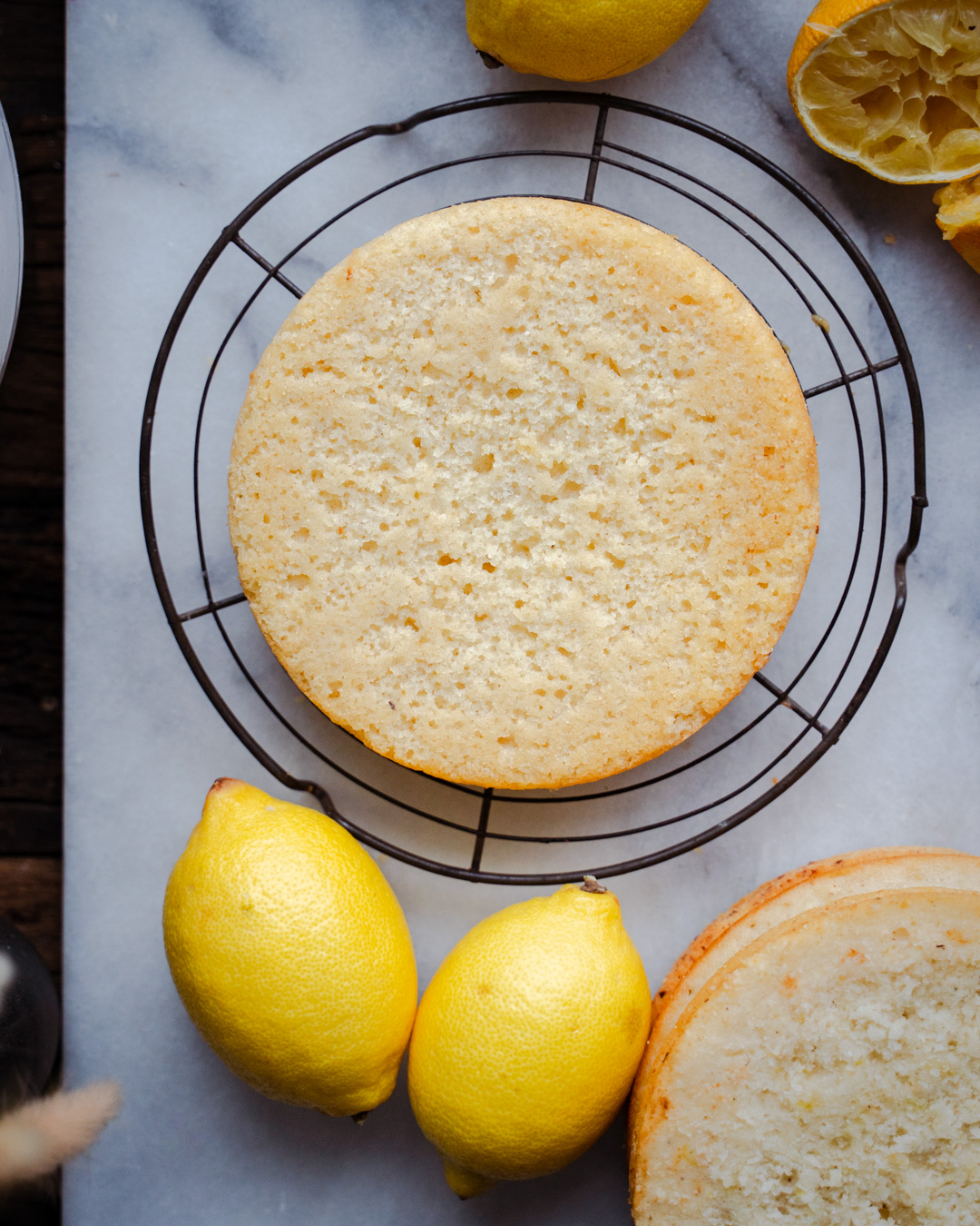 Vegaaninen sitruunakakkupohja