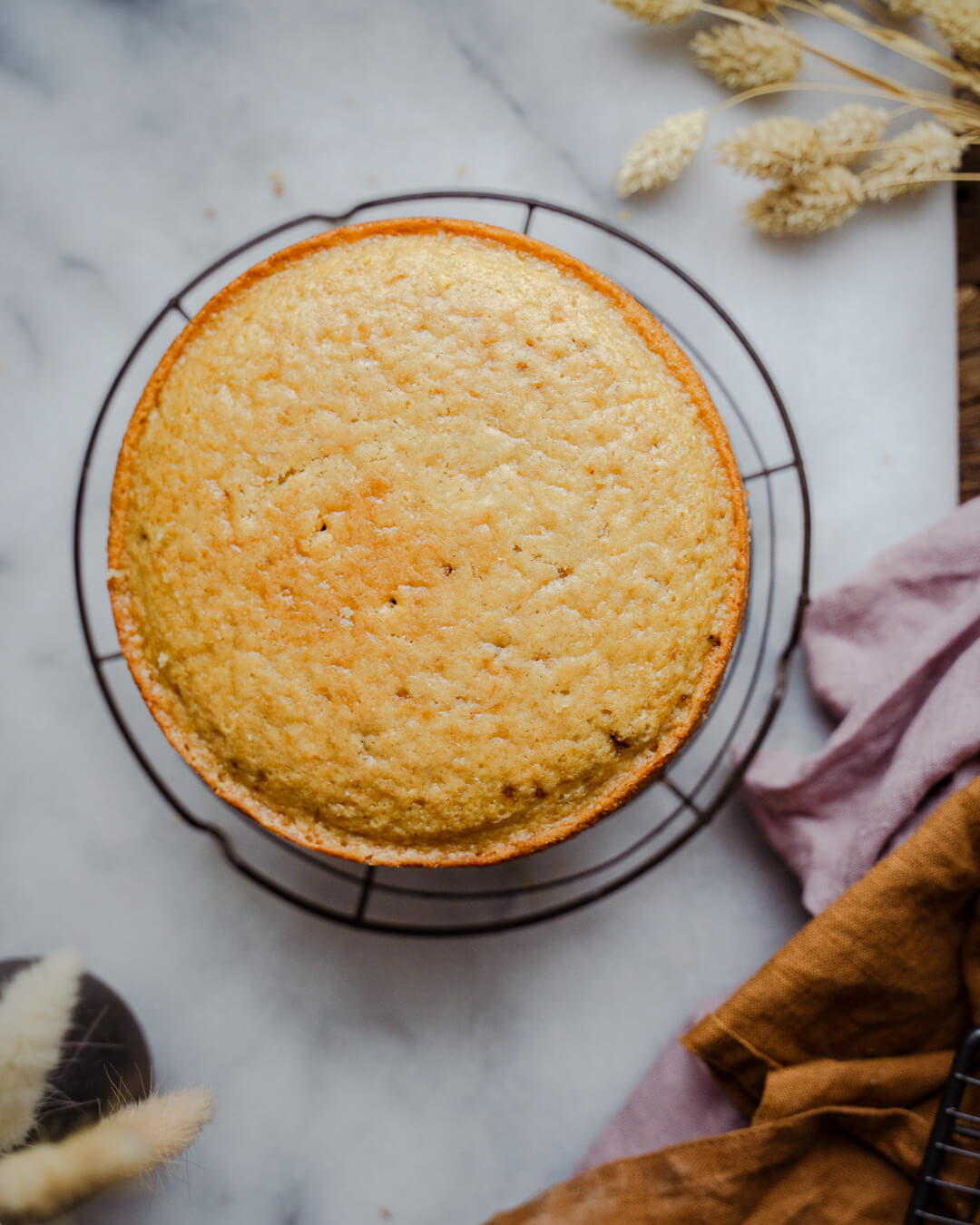 Vegaaninen vaalea täytekakkupohja