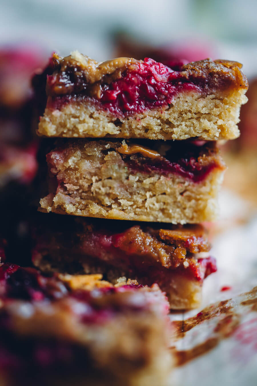 Biscoff-vadelmablondiet. Vegaaninen