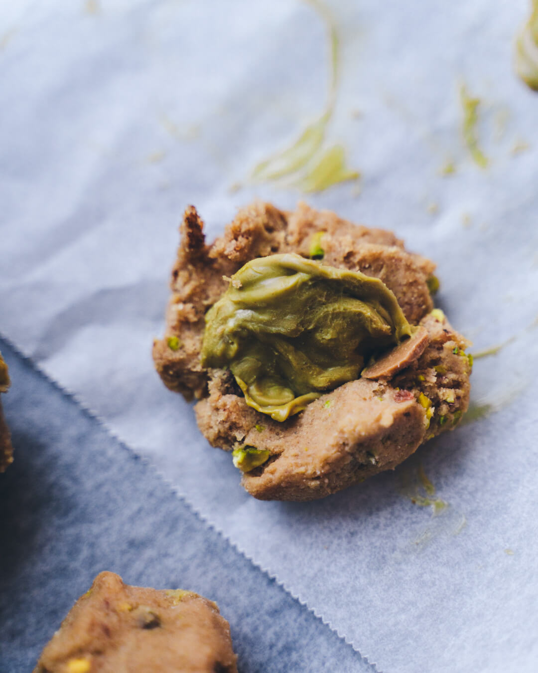 Pistaasikeksit. vegaaninen