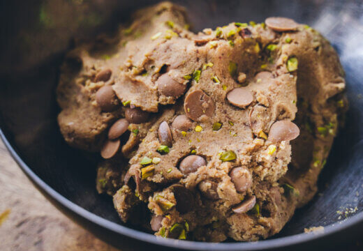 Pistaasikeksit. vegaaninen