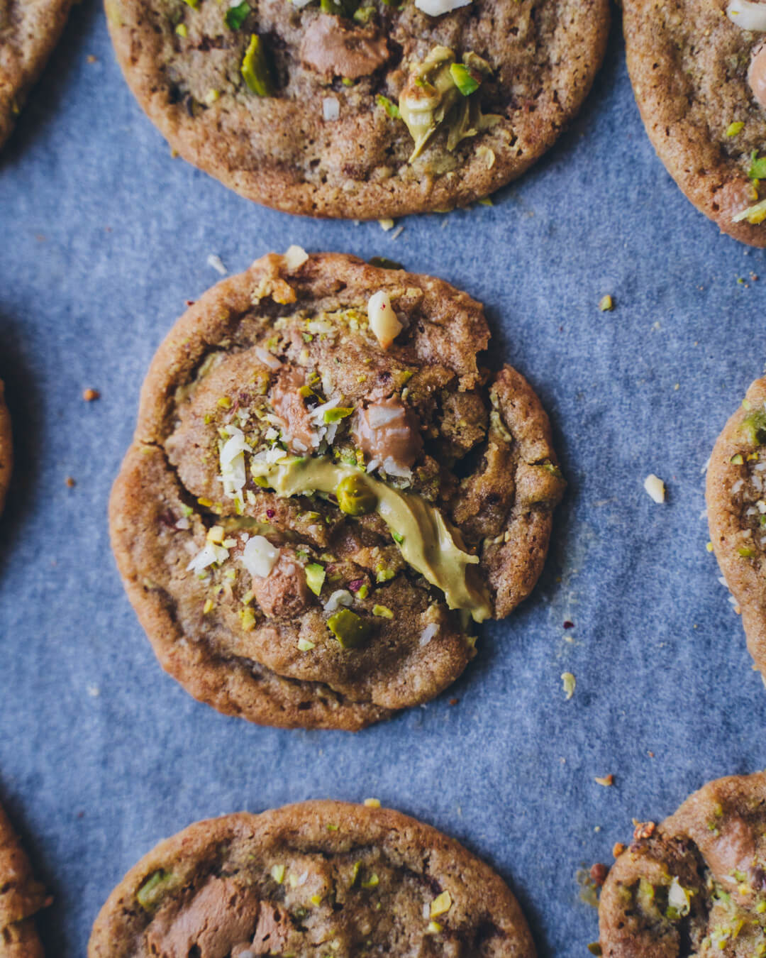 Pistaasikeksit. vegaaninen