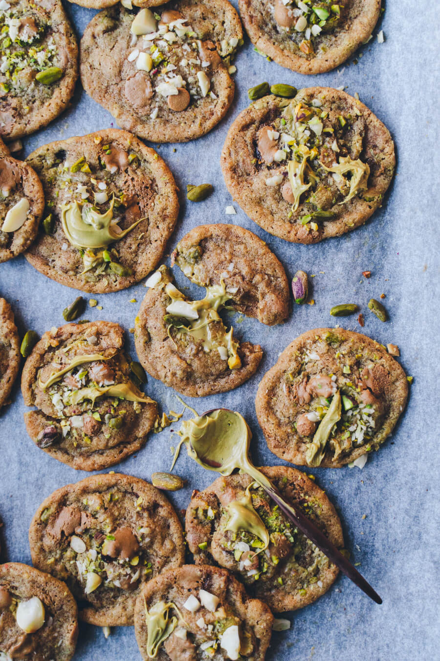 Pistaasikeksit. Vegaaninen