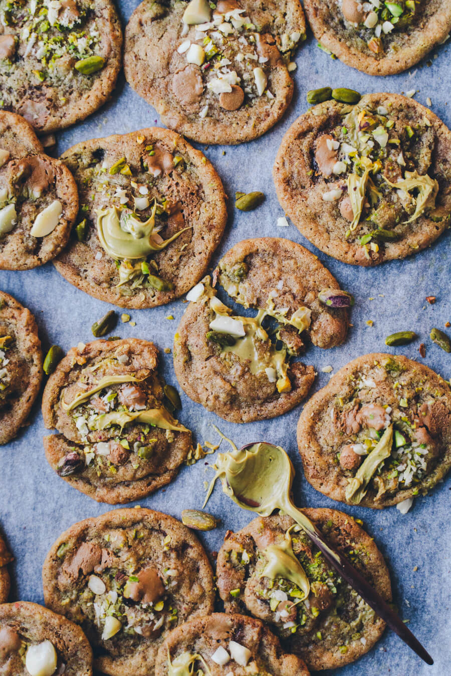 Pistaasikeksit. Vegaaninen