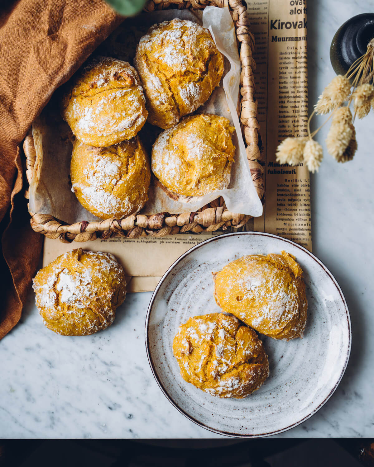 Porkkanasämpylät soseesta