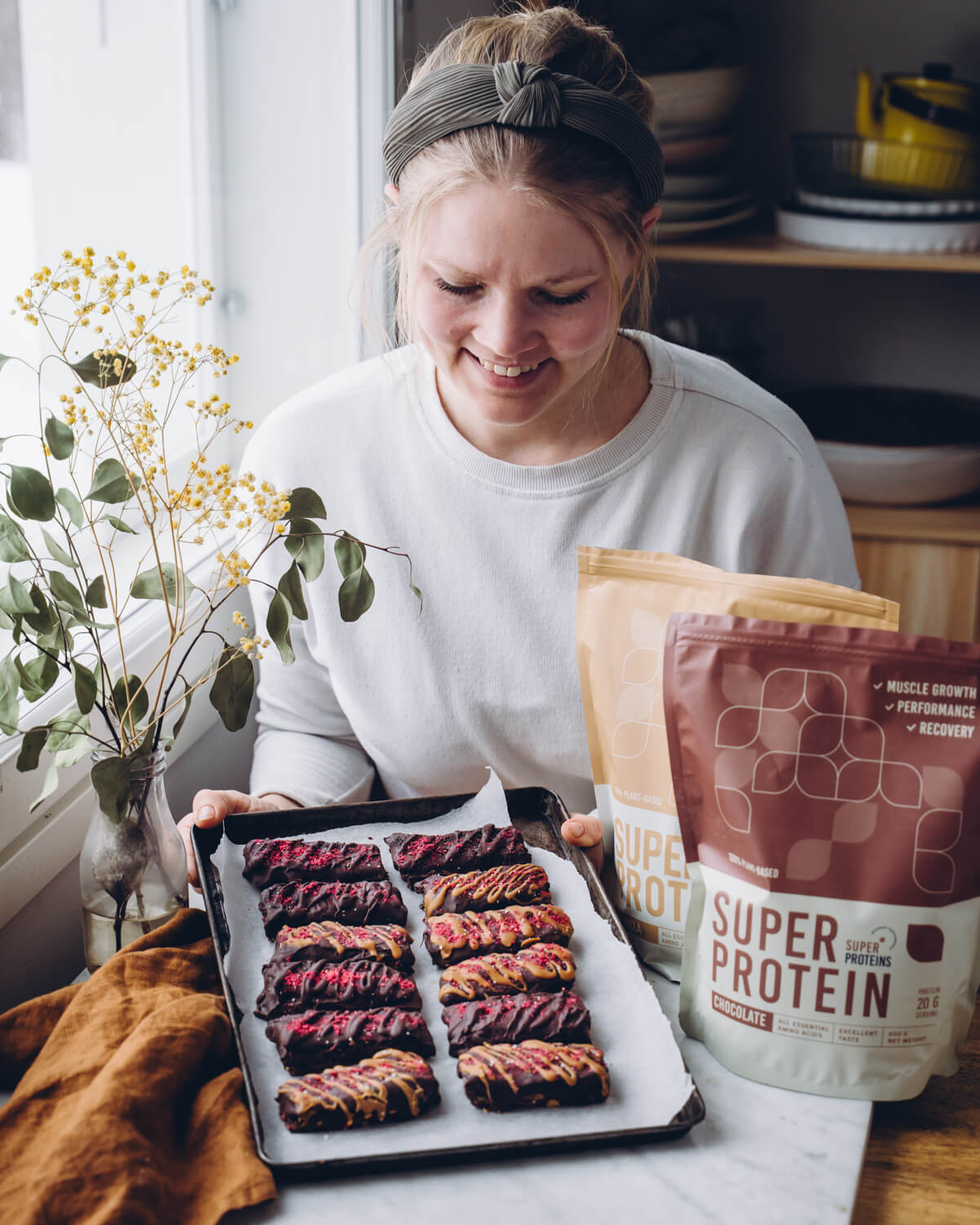 Vegaaniset proteiinipatukat