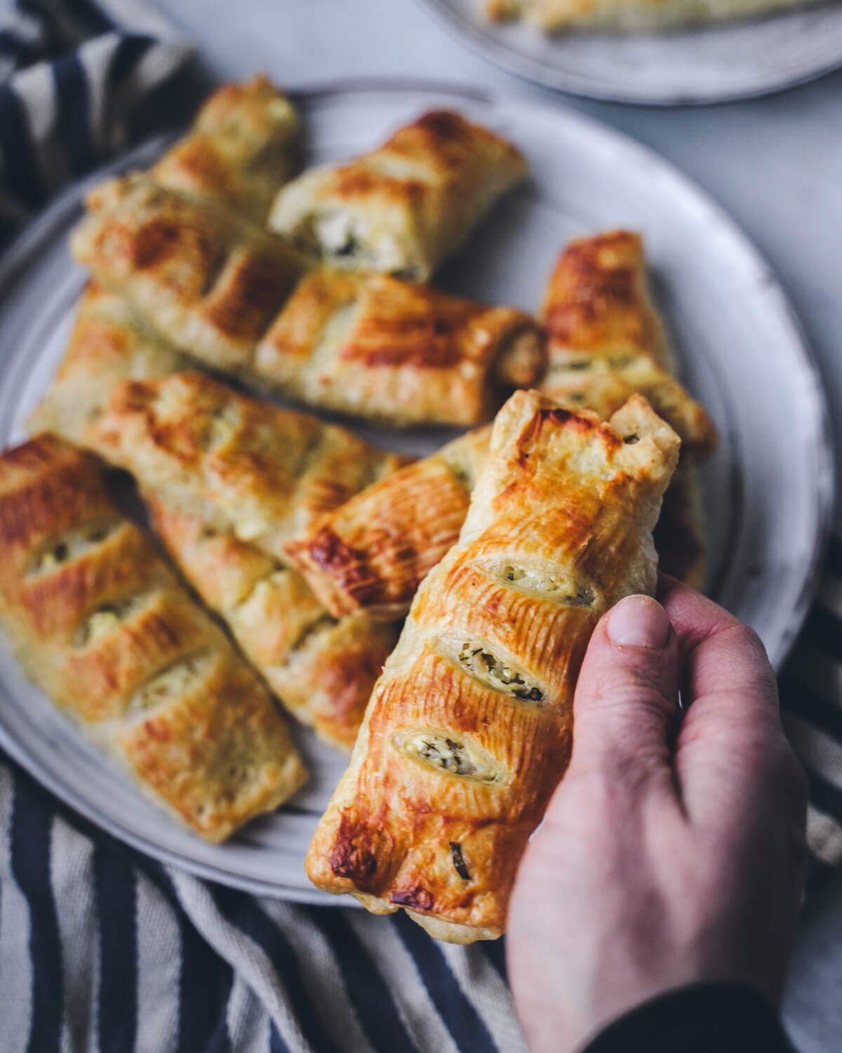 Vegaaniset muna-riisipasteijat