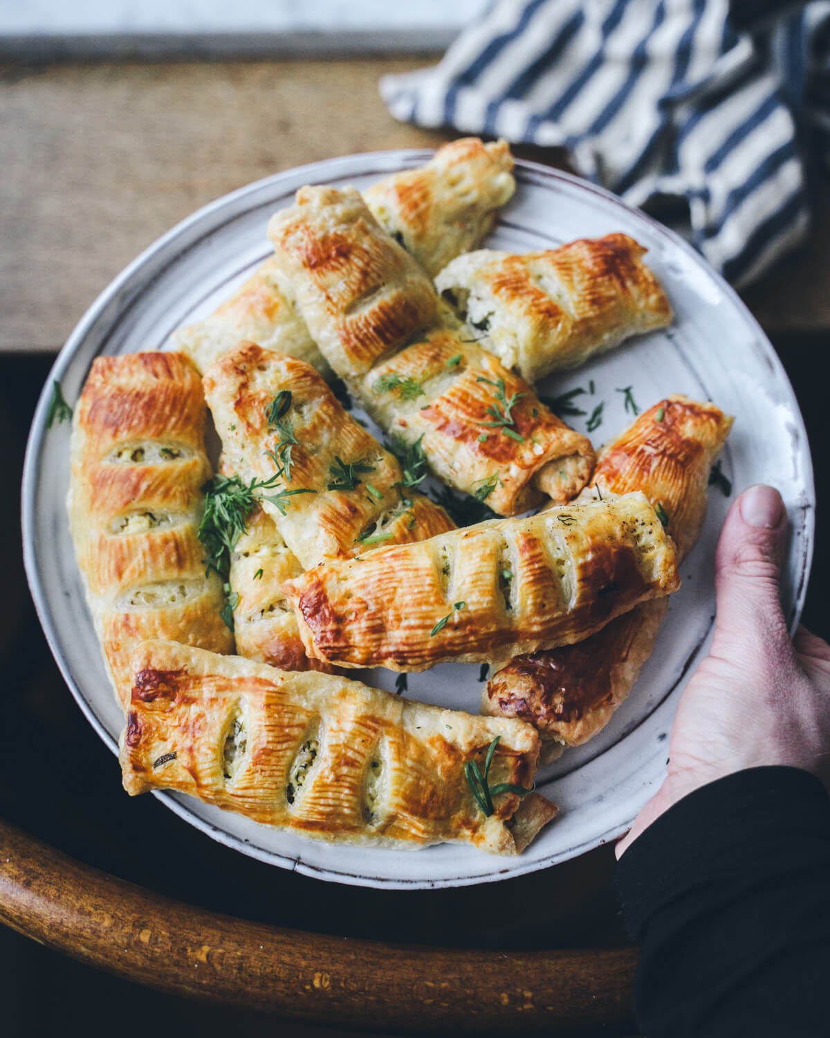 Vegaaniset muna-riisipasteijat