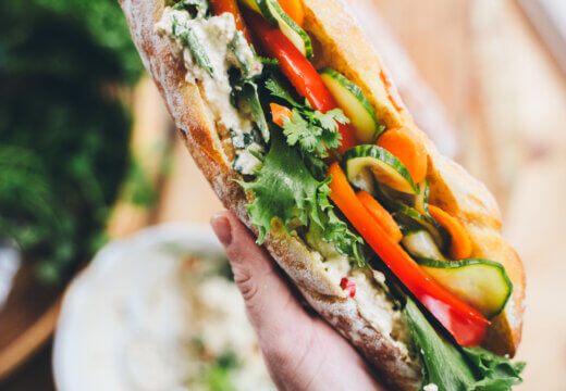 Aasialainen tofuskagen.