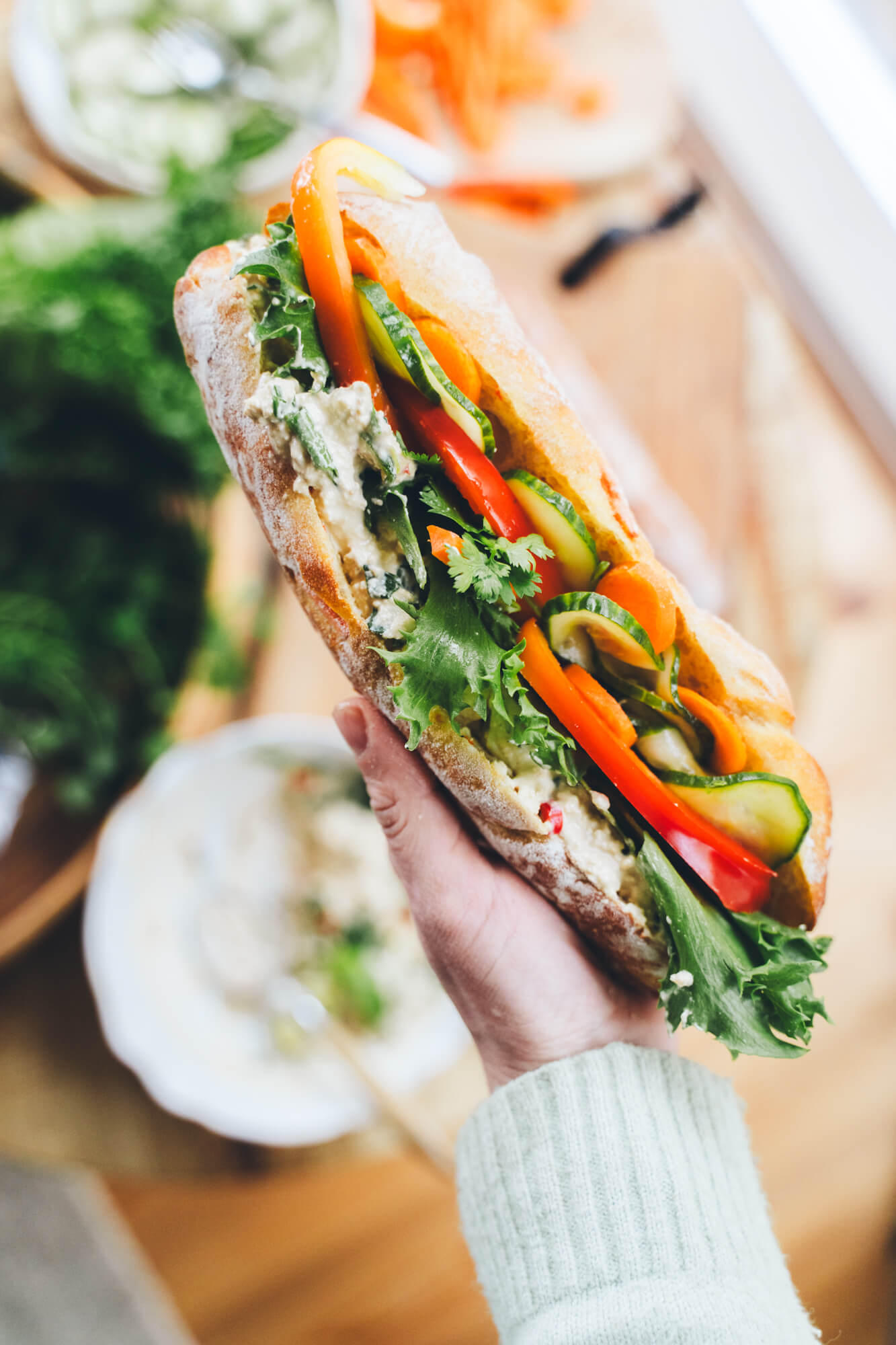 Aasialainen tofuskagen.