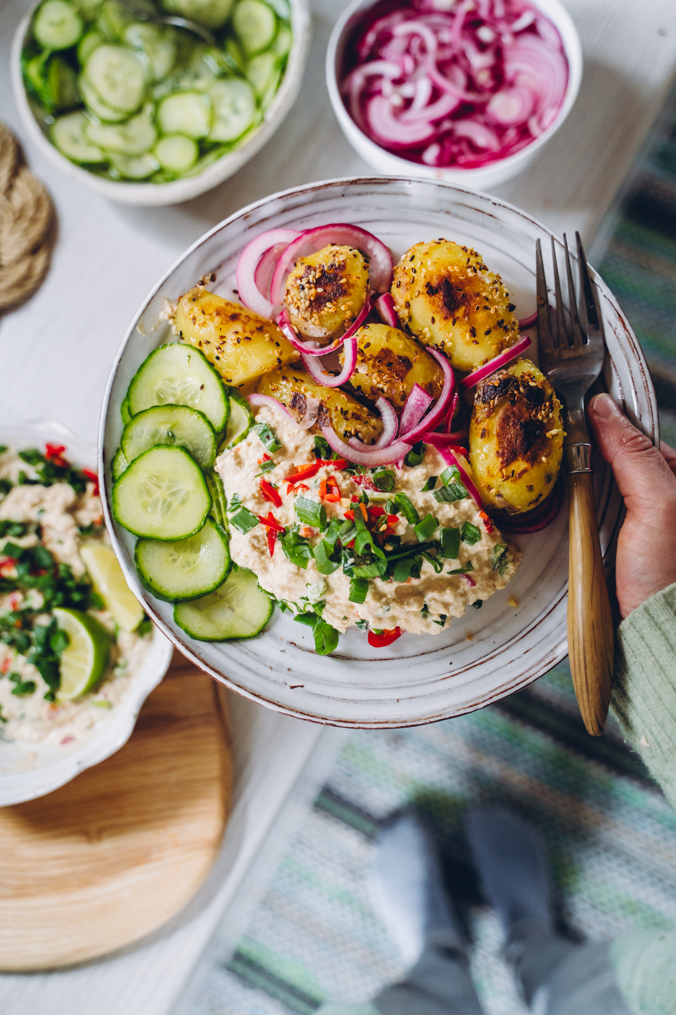 Aasialainen tofuskagen. 