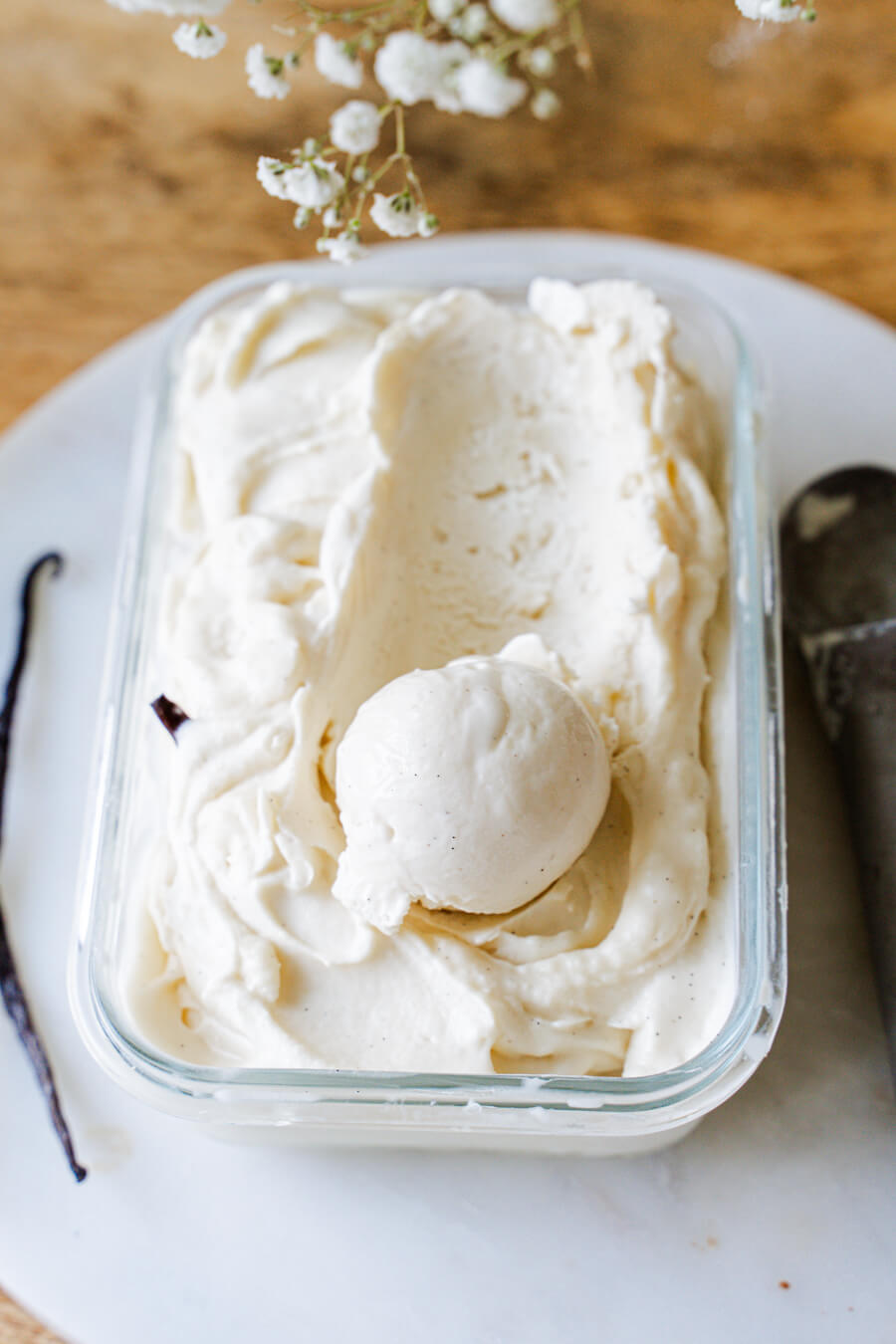 Vegaaninen vaniljajäätelö