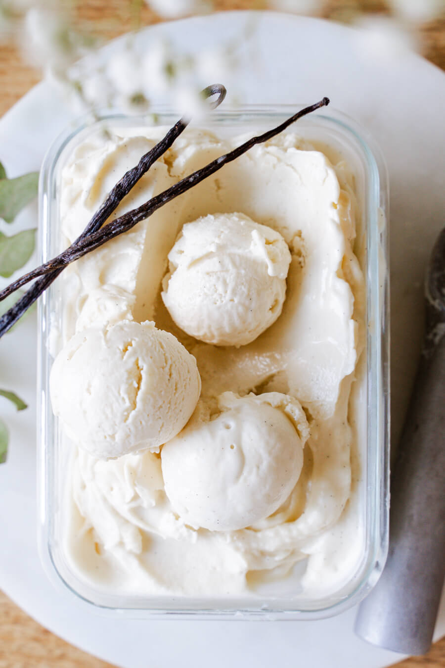 Vegaaninen vaniljajäätelö