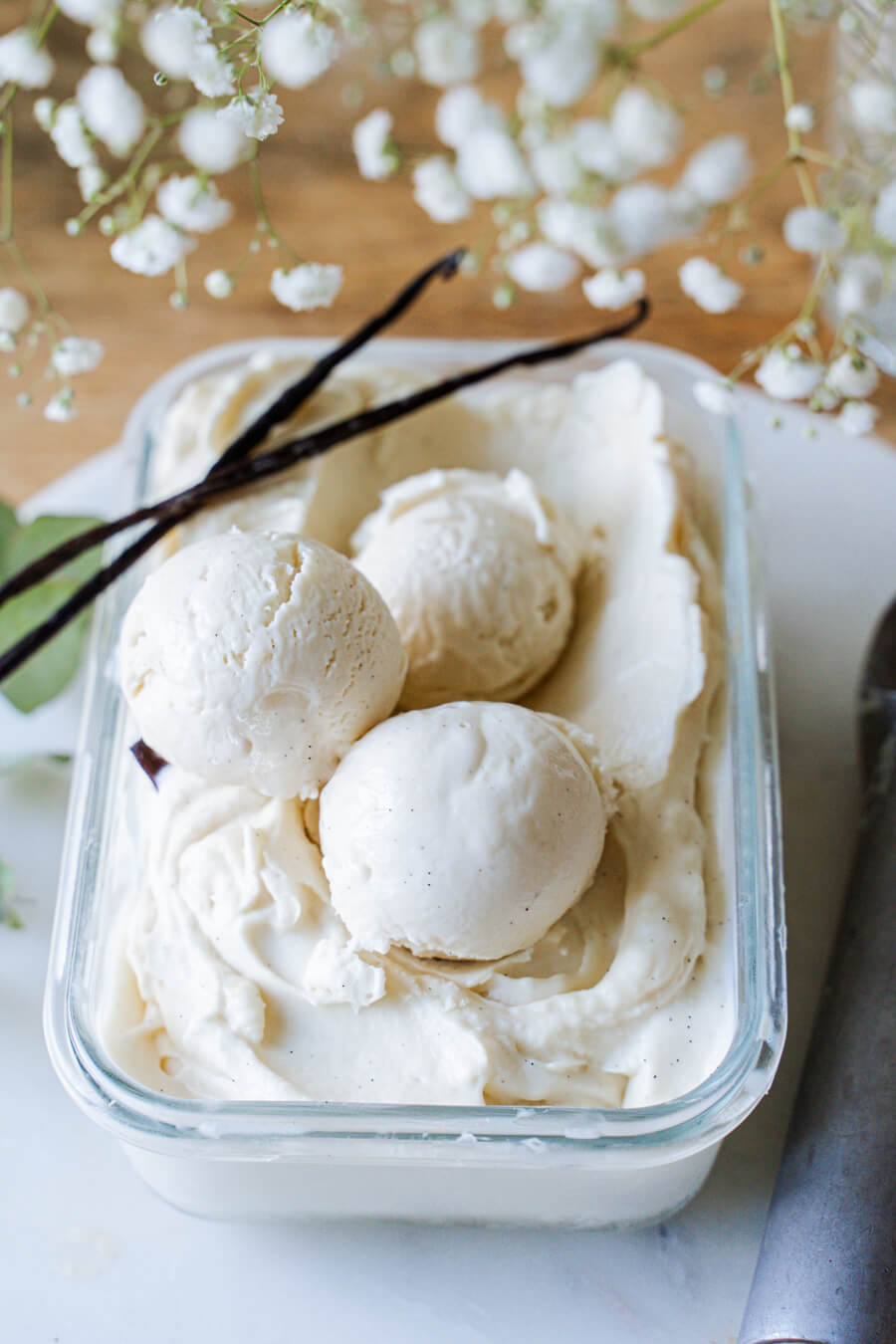 Vegaaninen vaniljajäätelö