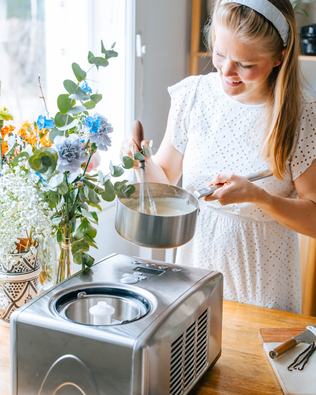Vegaaninen vaniljajäätelö