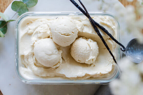 Vegaaninen vaniljajäätelö