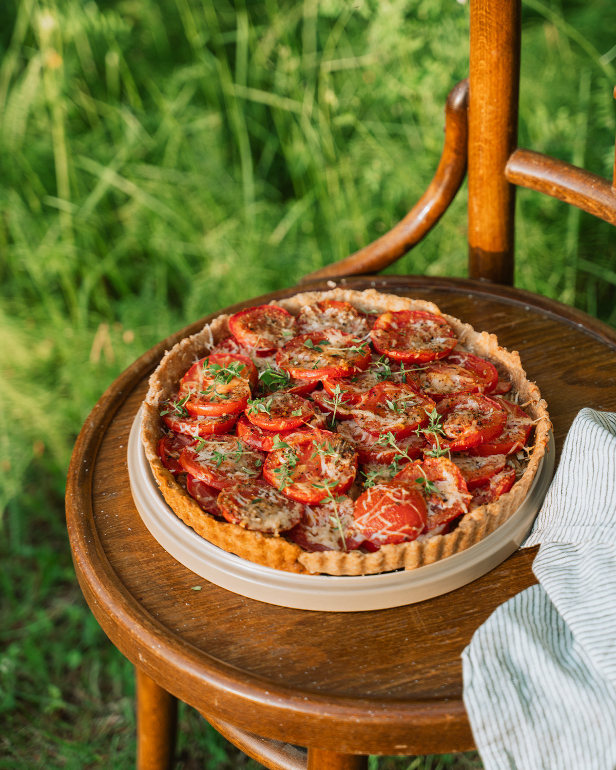 Dijon-tomaattipiirakka