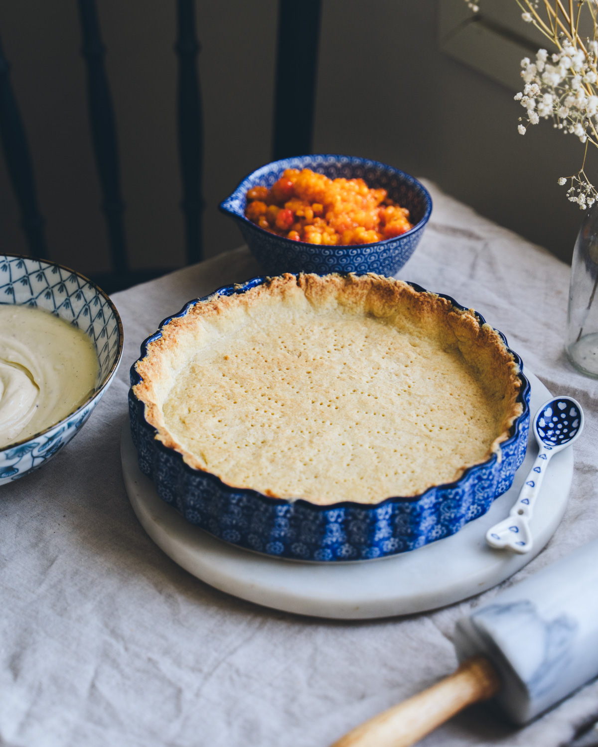 Gluteeniton ja vegaaninen piirakkataikina