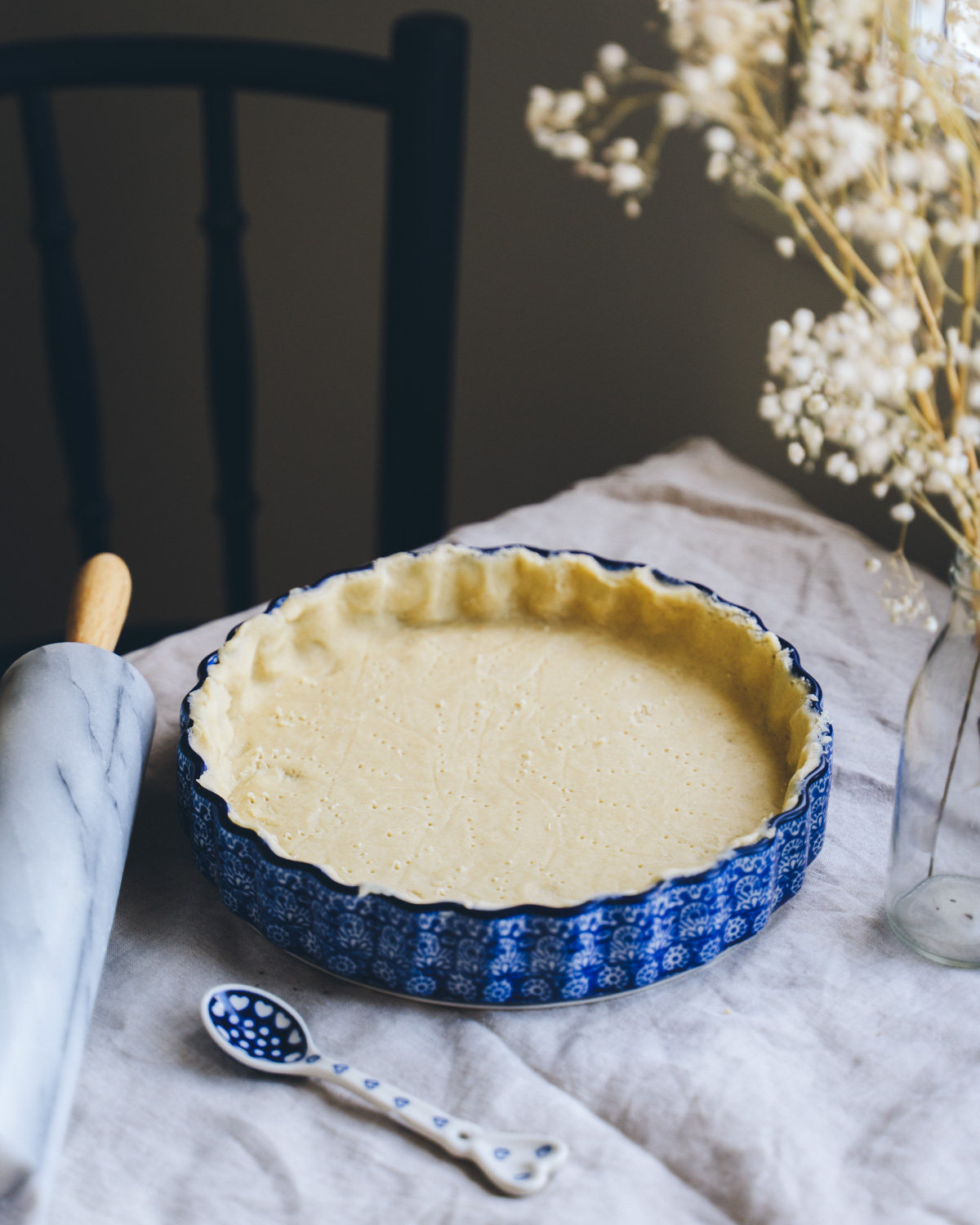 Gluteeniton ja vegaaninen piirakkataikina