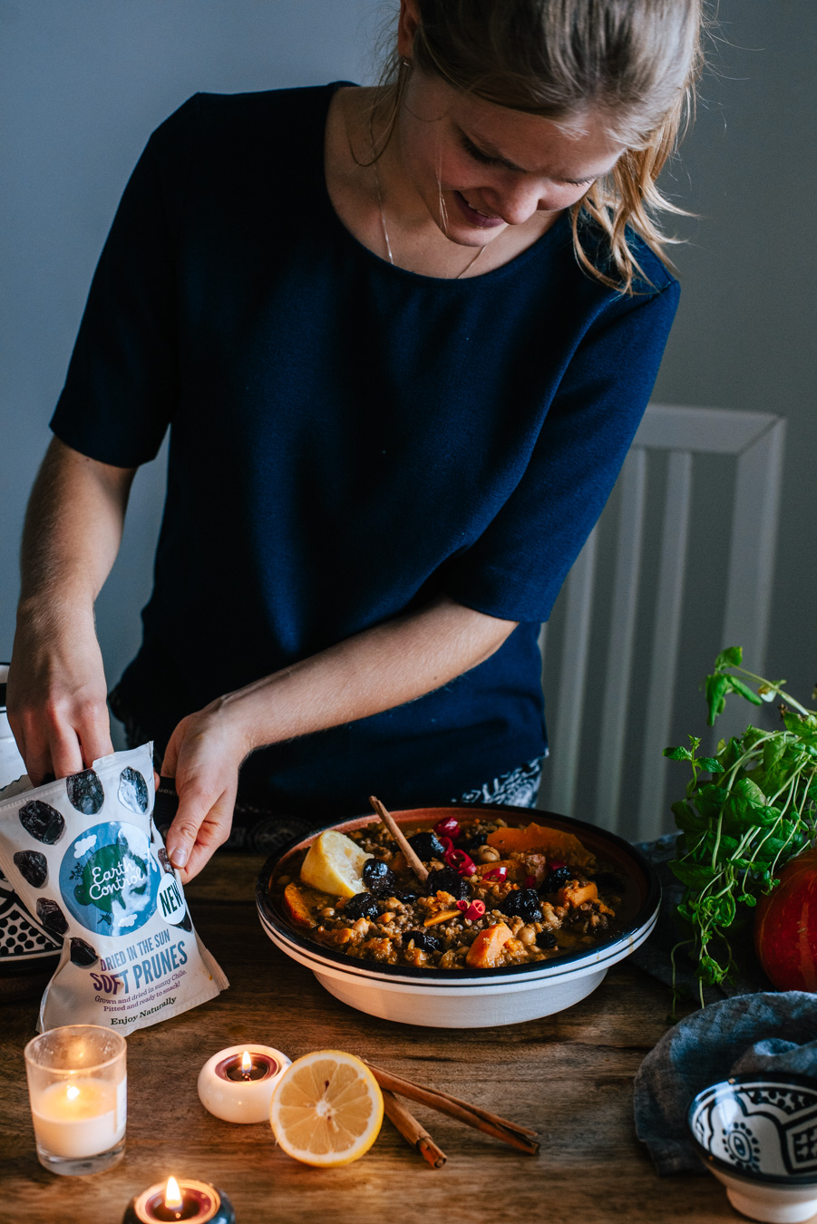 Kurpitsa-linssitagine