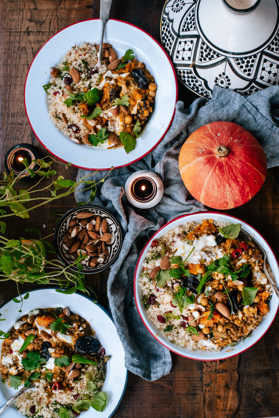 Kurpitsa-linssitagine